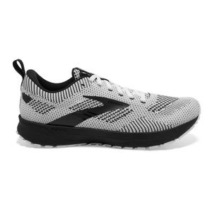 Women's Brooks Revel 5, White/Black, 7.5 B Medium